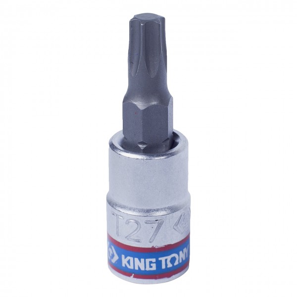 Насадка (бита) торцевая 1/4, Torx T27, L = 37 мм KING TONY 203327