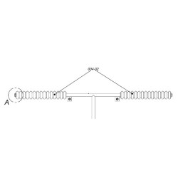 Ролик поддерживающий большой для мойки колес Вулкан