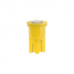 Автолампа T10W (W2,1x9,5d) 1 SMD 5050 YELLOW 8лм   12V MEGAPOWER /10 /100 M-10411Y