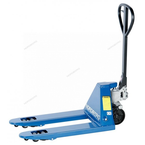 NORDBERG ТЕЛЕЖКА, рохля  складская гидравлическая короткая 2,5 т, с полиуретановыми колесами N3902S-25