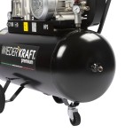 Масляный поршневой компрессор с ременным приводом:423 л/мин, 10 бар; 220В/2,2 кВт, 100 л WDK-91053