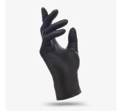 Перчатки нитриловые черные XL (100 шт)