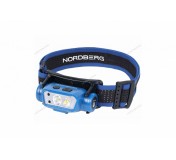 Фонарь светодиодный налобный, аккумуляторный, 3,7 В c датчиком движения NORDBERG 1953