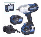 Гайковерт аккумуляторный, 1/2", 20 В, 1700 Нм, 2 аккумулятора 6 A и зарядное устройство, в кейсе NORDBERG NE812K