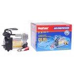 Компрессор  поршневой 150PSI (45л/мин, 23А) длинный шланг, в сумке 12V MEGAPOWER /1/4 HIT M-10001