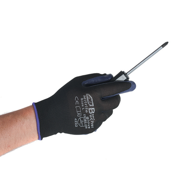 Перчатки с пенным пурпурным покрытием премиум класса PURPLE, XL 90.4100.10