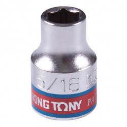 Головка торцевая стандартная шестигранная 3/8, 5/16, дюймовая KING TONY 333510S
