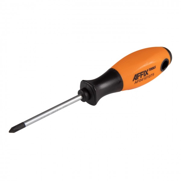 Отвертка крестовая Phillips, PH1, 75 мм AFFIX AF04101075
