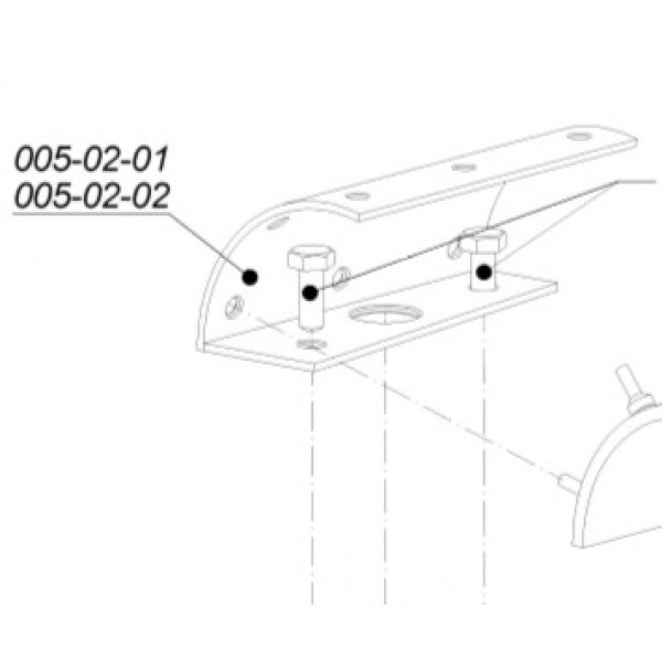 Левый направляющий аппарат рабочего вещества 005-02-01
