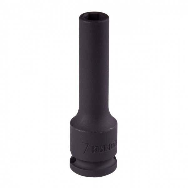 Головка торцевая ударная глубокая шестигранная 3/8, 7 мм KING TONY 343507M