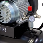 Масляный поршневой компрессор с ременным приводом:400 л/мин, 9 бар, ресивер 100 л WDK-91040