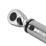 Динамометрический ключ 5-25 Нм, реверсивная трещотка с приводным квадратом 1/4 WDK-NS05025