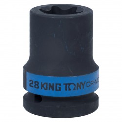 Головка торцевая ударная TORX Е-стандарт 3/4, E28, L = 56 мм KING TONY 657528M