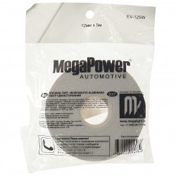 Скотч двухсторонний EV-125 WHITE 12мм х 5м (белый) MEGAPOWER /1/288 HIT