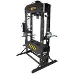 Пресс напольный пневмогидравлический, 75 тонн. Ход штока 240 мм. Рабочий диапазон 0-900 мм WDK-80175