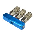 Распределитель пневматический, 3 быстроразъемных EU соединения, 3 входа с резьбой 1/4 WDK-83MT