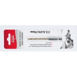 Сверло 3.5х70 HSS-G+TiN HEX1/4' 1820.106900