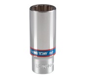 Головка торцевая глубокая двенадцатигранная 3/8, 18 мм KING TONY 323018M