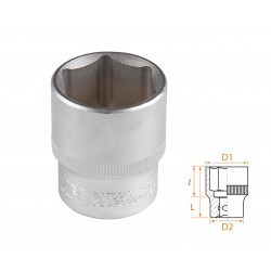 Головка торцевая стандартная шестигранная 1/2, 27 мм AFFIX AF00040027