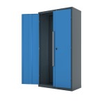 Шкаф инструментальный Premium 1000х500х1950h мм. (7016 Серый_антрацит_корпус, 3000 Красный_ящики/д 13.9001-7016/3000