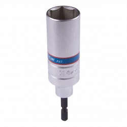 Головка для шуруповерта шестигранная 1/4, 21 мм, L = 110 мм KING TONY 76C1121M