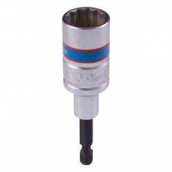 Головка для шуруповерта двенадцатигранная 1/4, 16 мм, L = 80 мм KING TONY 76B816M