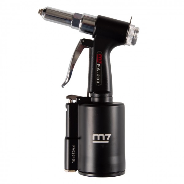 Пневмогидравлический заклепочник для заклепок диаметром 3,2 до 6,4 мм MIGHTY SEVEN PA-203N