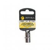 Головка торцевая 11мм 1/4" 6-гранная L=30мм (с держателем) ЭВРИКА ER-90211H 1/336