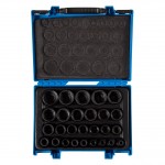 Набор ударных торцевых головок 1/2, шестигранные, 8-36 мм, 27 предметов KING TONY 4427MP