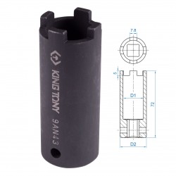Головка для демонтажа клапана форсунок MAN, MB, Scania 1/2 KING TONY 9AN43