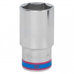 Головка торцевая глубокая шестигранная 1/2, 34 мм KING TONY 423534M