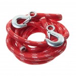 Трос буксировочный  PREMIUM 10000кг длина 5м, плетёный шнур (с крюками) в чехле MEGAPOWER /1/8 M-75105B