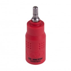 Насадка (бита) торцевая диэлектрическая 1/4, HEX, 4 мм, L = 54 мм KING TONY 2035VE04