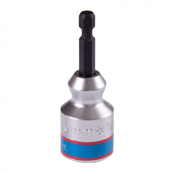 Шпильковерт роликовый для шуруповерта 1/4, 6 мм KING TONY 75A106M