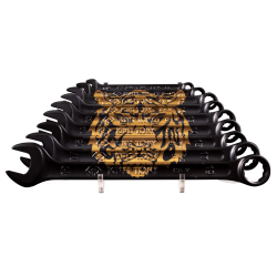 Набор комбинированных ключей TIGER TOTEM, 6-19 мм, подставка, 9 предметов KING TONY P12D09MRS11