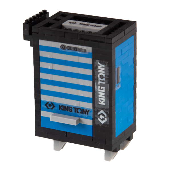 Конструктор пластмассовый бренда KING TONY, тележка инструментальная KING TONY TS1014