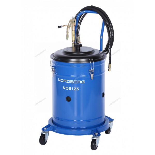 Установка электрическая для раздачи густой смазки с баком, 25 л NORDBERG NO5125
