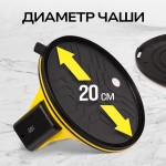 Присоска вакуумная аккумуляторная TECHNICOM , 900 мАч, нагрузка 160кг, чаша 200мм, для гладкой и рельефной поверхности TC-F180