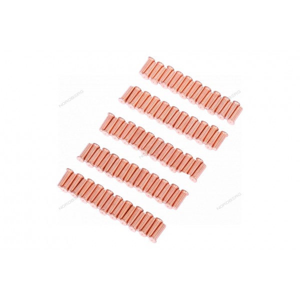 Болт омедненный для сварки, M5х16, 100 шт. NORDBERG F016(M5)