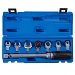 Динамометрический ключ серии FIT, 9х12 мм с набором насадок 10-17 мм, 10-60 Нм, кейс KING TONY 345104D08MR