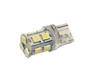 Автолампа W21/5W (W3*16q) 13 SMD 5050 RED260лм 24V MEGAPOWER /10/100 OLD