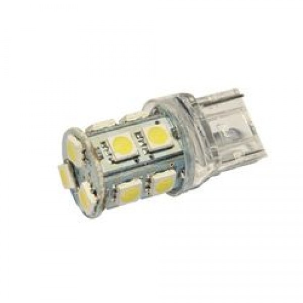 Автолампа W21/5W (W3*16q) 13 SMD 5050 RED260лм 24V MEGAPOWER /10/100 OLD M-20384DR-24