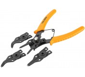 Съемник для стопорных колец 160 мм, сменные насадки, 5 предметов TOLSEN TT10100s