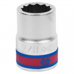 Головка торцевая стандартная двенадцатигранная 3/4, 7/8, дюймовая KING TONY 633028S