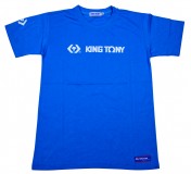 Футболка с логотипом бренда KING TONY (размер: XL), синяя KING TONY ZS142B-XL
