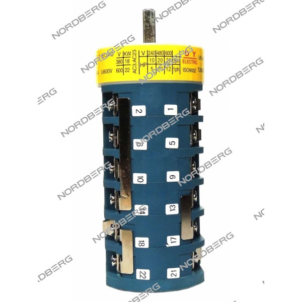 Переключатель пакетный (2-х скоростной) NORDBERG CT-D-7100007