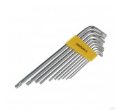 Набор ключей TORX ER-15101XLT: Г-образных экстра длинных T9-T50 10пр. ЭВРИКА /1/12/60