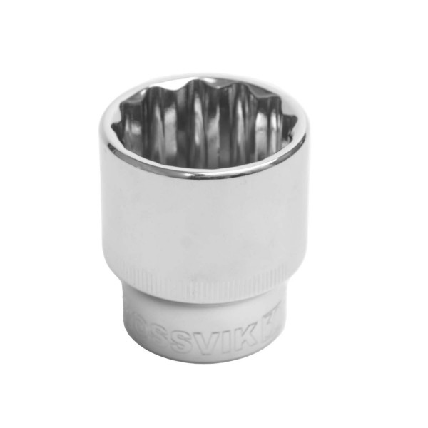 Головка торцевая 12-гранная ROSSVIK 1/2", 30мм S121230