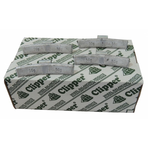 CLIPPER ГРУЗИК  балансировочный для литого диска 50гр. (набор 50шт.) 0350