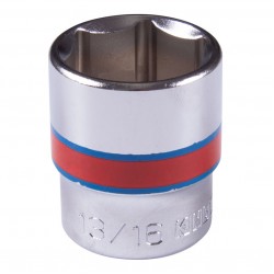 Головка торцевая стандартная шестигранная 3/8, 13/16, дюймовая KING TONY 333526S